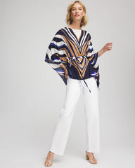 Petite Seeded Pull-On Wide-Leg Jeans NATURAL SEEDED - Chico's US