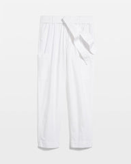 Poplin Pull-On Tapered-Leg Cropped Pants ALABASTER - Chico's sale