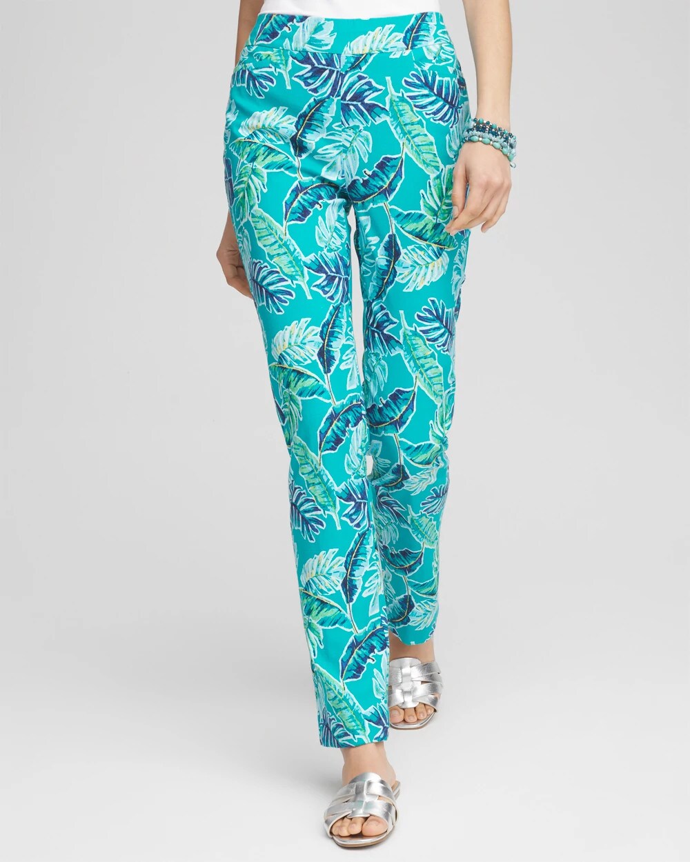 Brigitte™ Tropical  Slim Leg Pants SEASPRAY - Chico's near me