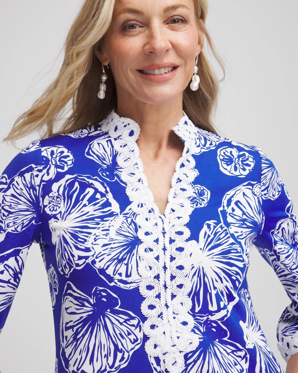 Shell Story Maxi Dress RICH COBALT - Chico's US