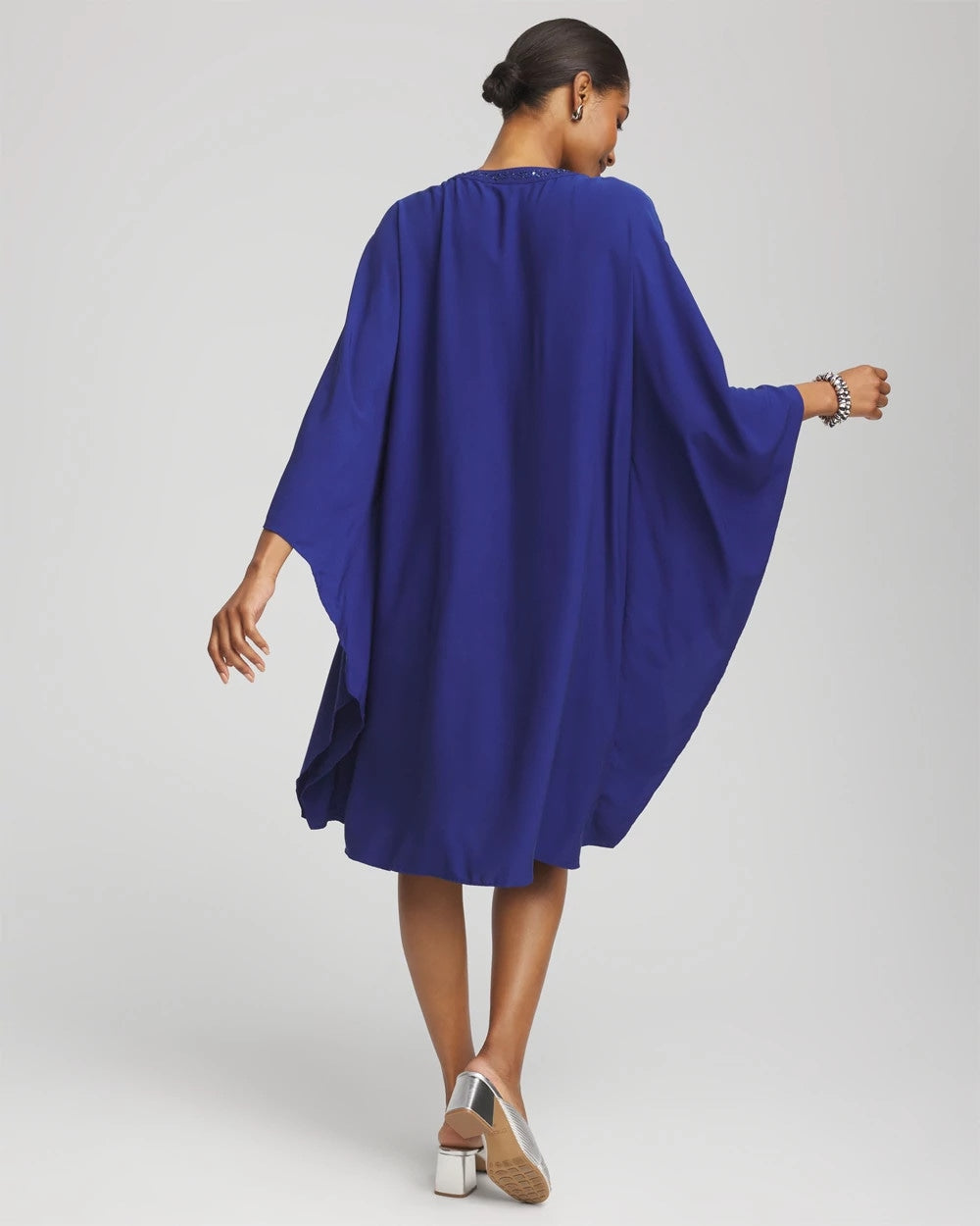 Embellished Kaftan Dress BLUE CASA - Chico's online