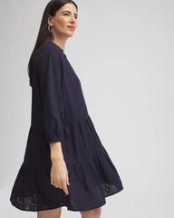 Embroidered Eyelet Coverup CLASSIC NAVY - Chico's discount