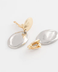 No Droop™ Mixed-Metal Clip-On Earrings MIXED METALS - Chico's US