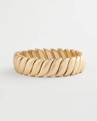 Matte Twist Stretch Bracelet GOLD - Chico's US