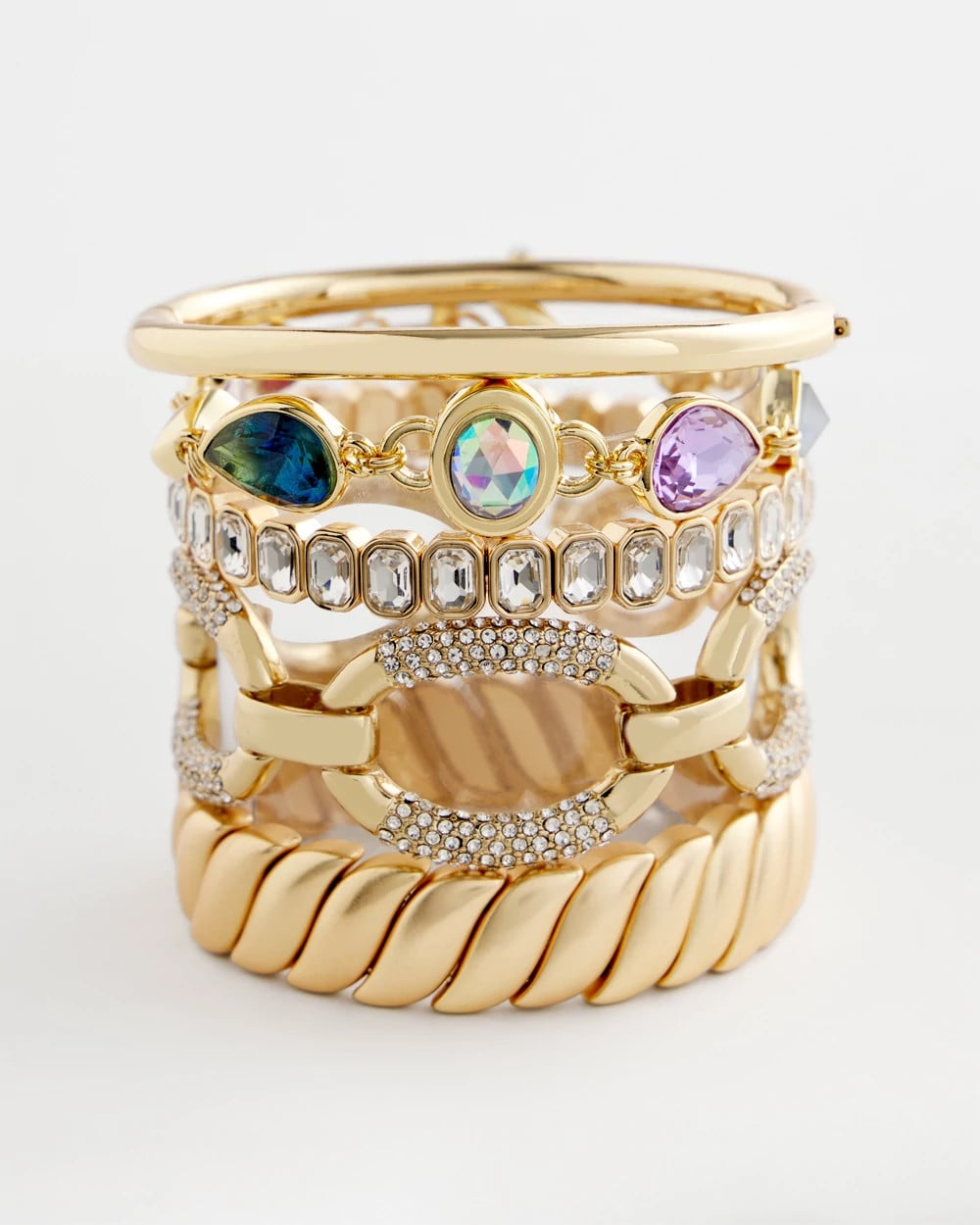 Matte Twist Stretch Bracelet GOLD - Chico's US