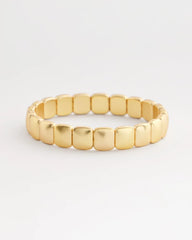 Golden Matte Square Stretch Bracelet GOLD - Chico's sale