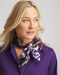 Fjord Flora Square Neckerchief Scarf BLACK - Chico's discount