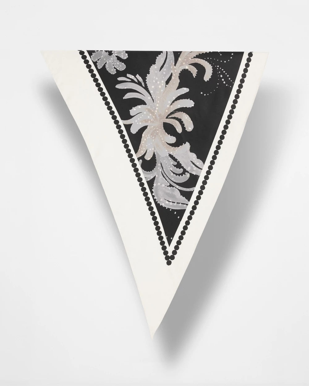 Printed Triangle Neckerchief Scarf BLACK - Chico's outlet