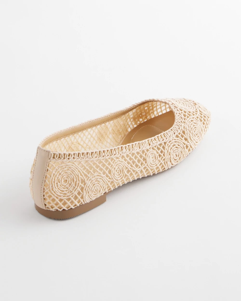 Cora Raffia Flats NATURAL - Chico's discount