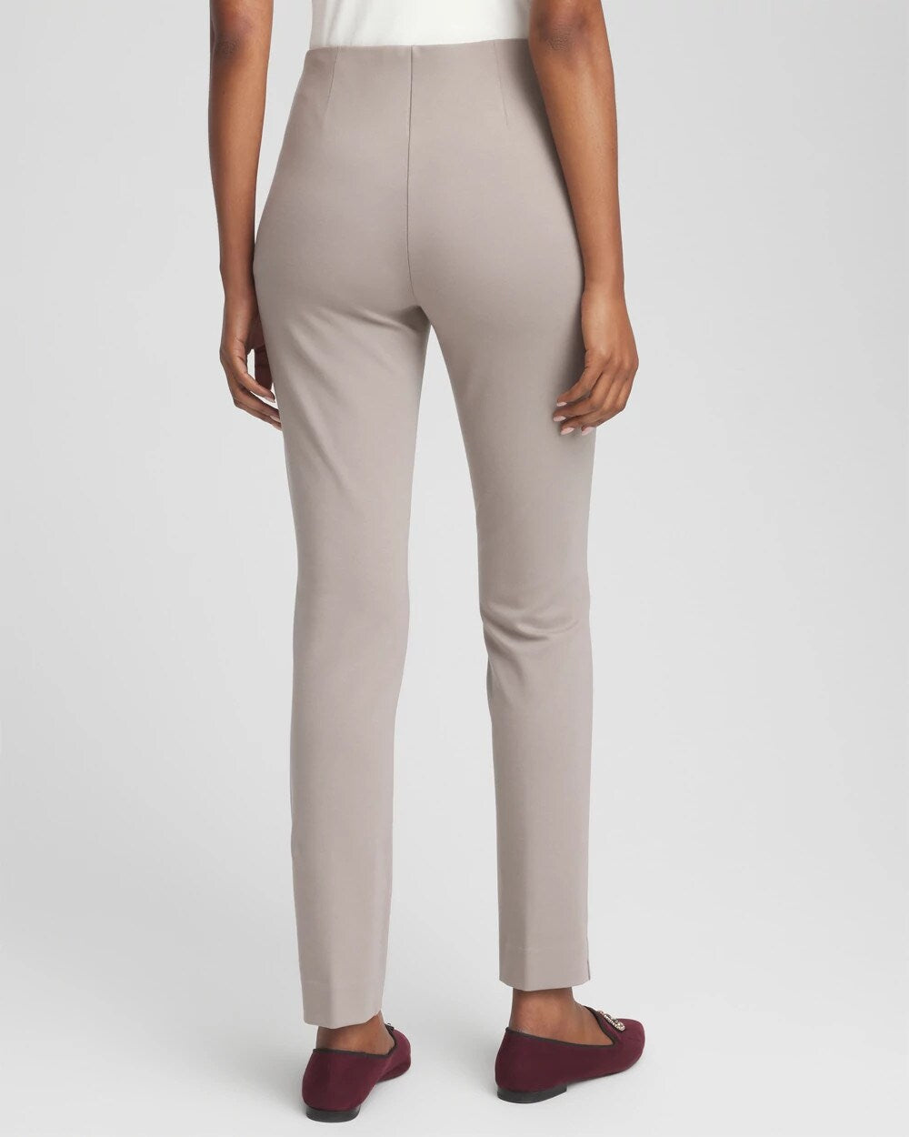 Petite Juliet Slim Trim Detail Ankle Pants ROCKY MOUNTAIN - Chico's online