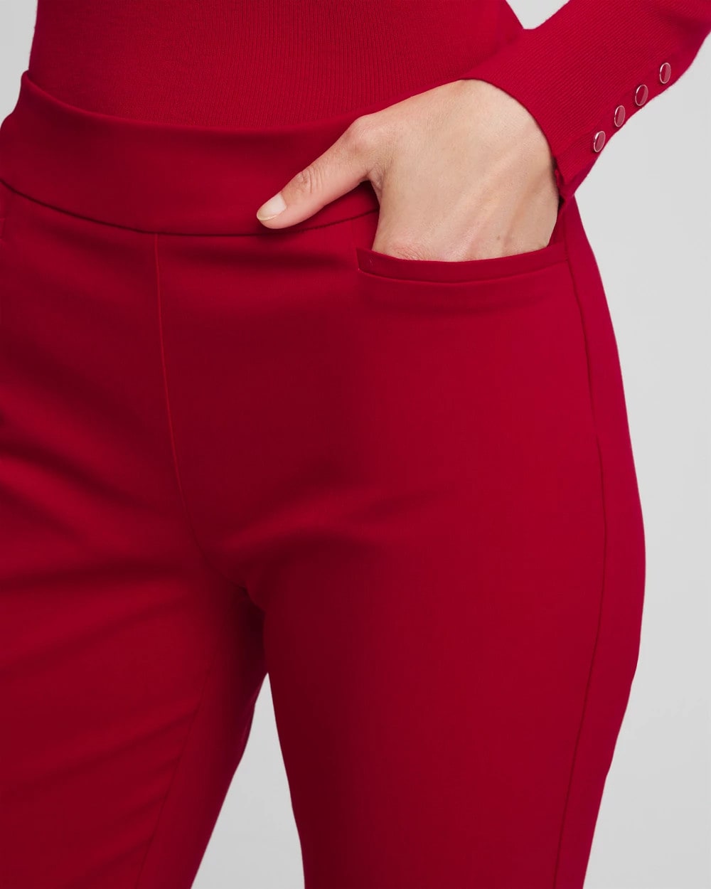 Brigitte™ Slim Pull-On Ankle Pants CARMINE RED - Chico's discount