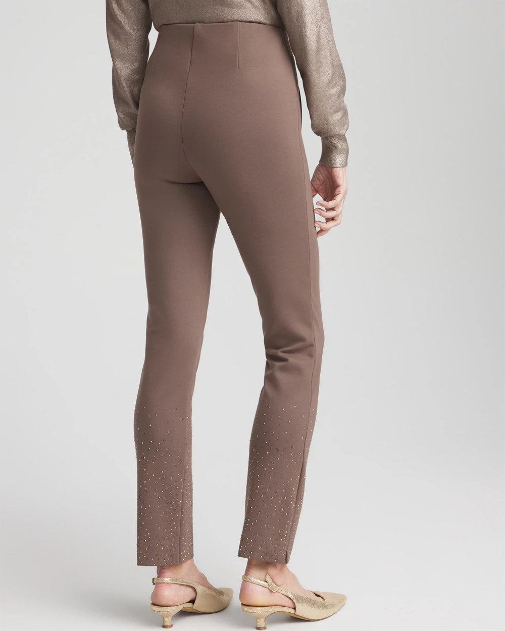 Juliet Embellished Ankle Pants WARM MOCHA - Chico's near me